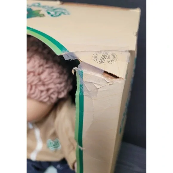 1985 Cabbage Patch Kids Boy Doll Vick Hudson Sept 1st Cert & Box READ 1 - Picture 15 of 16